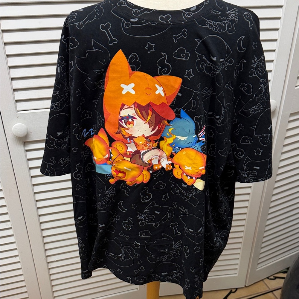 Sinder Black Graphic T-Shirt